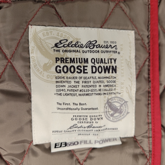 Vintage Eddie Bauer goose down quilted jacket - Picture 5 of 5